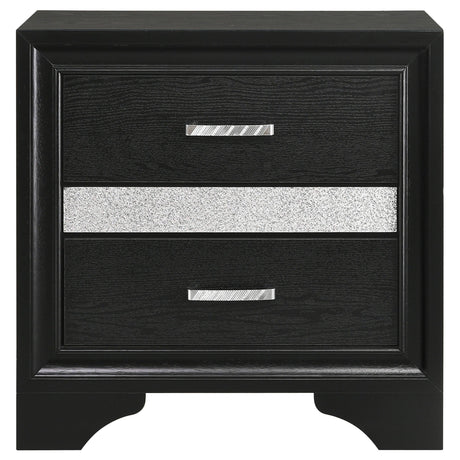 Miranda Storage Black Bedroom Set - Ella Furniture