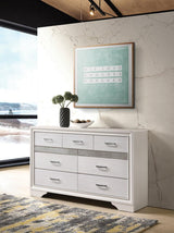 Miranda White Storage Bedroom Set - Ella Furniture