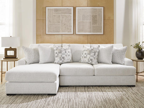 Misty-Lakes Chalk 2-Piece Sectional Sofa Chaise from Ella Furniture