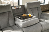 Mitchiner Fog Sofa And Loveseat - Ella Furniture