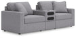 Modmax Granite Performance Fabric,Next-Gen Nuvella™ 3-Piece Sectional view 2