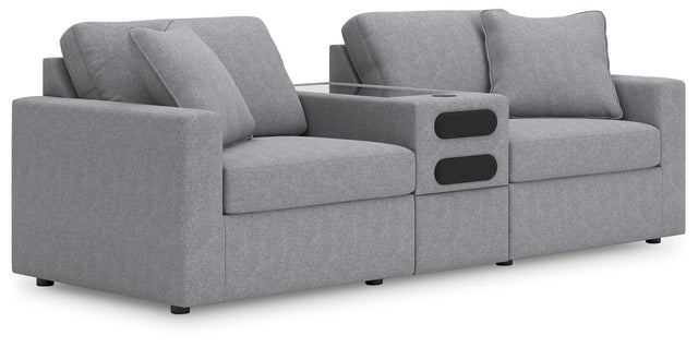 Modmax Granite Performance Fabric,Next-Gen Nuvella™ 3-Piece Sectional view 2
