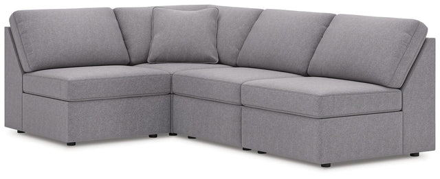 Modmax Granite Performance Fabric,Next-Gen Nuvella™ 4-Piece Sectional view 2