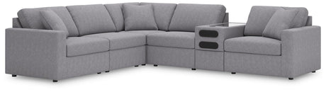 Modmax Granite Performance Fabric,Next-Gen Nuvella™ 6-Piece Sectional view 3