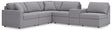 Modmax Granite Performance Fabric,Next-Gen Nuvella™ 6-Piece Sectional view 3