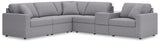 Modmax Granite Performance Fabric,Next-Gen Nuvella™ 6-Piece Sectional view 4