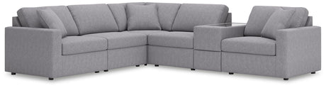 Modmax Granite Performance Fabric,Next-Gen Nuvella™ 6-Piece Sectional view 4
