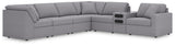 Modmax Granite Performance Fabric,Next-Gen Nuvella™ 7-Piece Sectional view 2