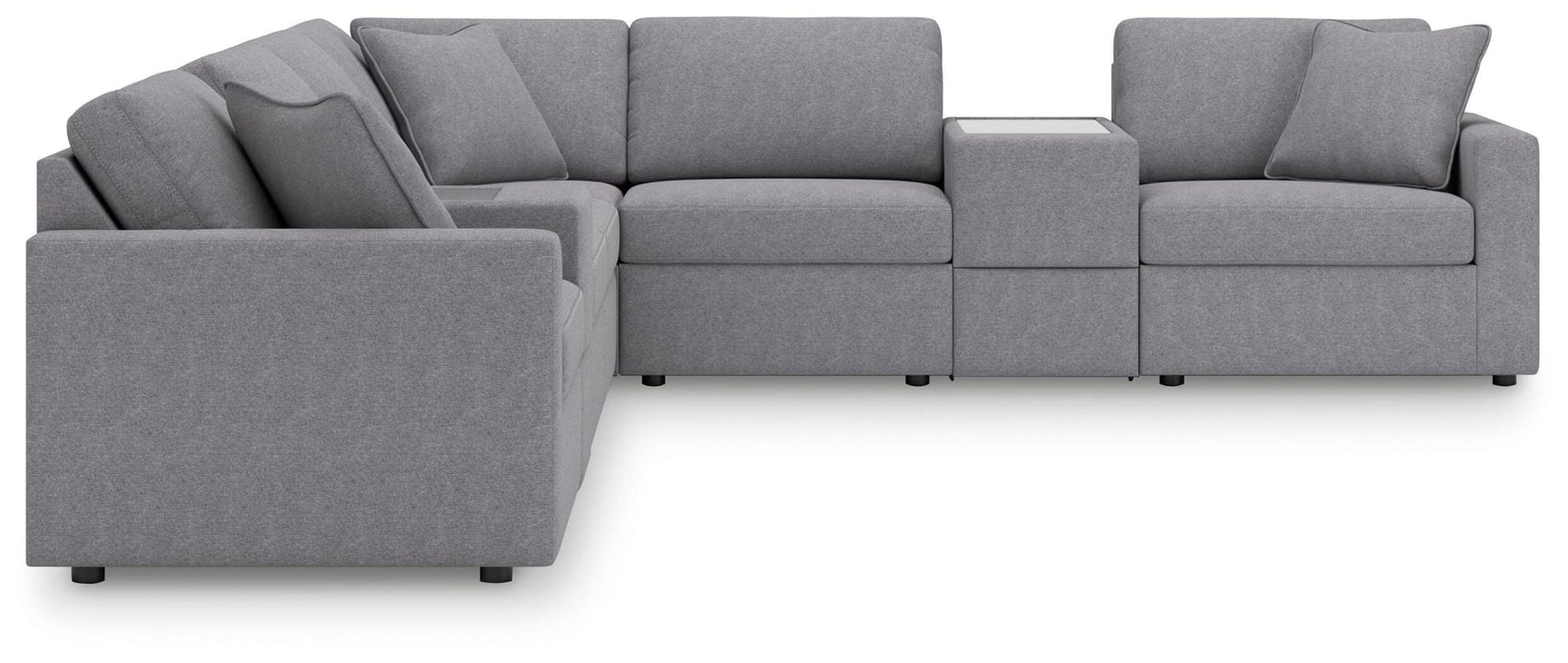 Modmax Granite Performance Fabric,Next-Gen Nuvella™ 8-Piece Sectional view 4