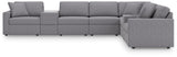 Modmax Granite Performance Fabric,Next-Gen Nuvella™ 8-Piece Sectional view 6