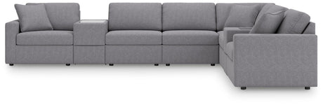 Modmax Granite Performance Fabric,Next-Gen Nuvella™ 8-Piece Sectional view 6