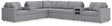 Modmax Granite Performance Fabric,Next-Gen Nuvella™ 8-Piece Sectional from Ella Furniture