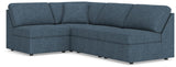 Modmax Ink Performance Fabric,Next-Gen Nuvella™ 4-Piece Sectional from Ella Furniture