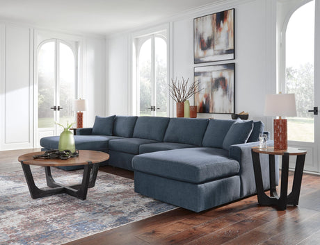 Modmax Ink Performance Fabric,Next-Gen Nuvella™ 4-Piece Sectional with Chaise view 3