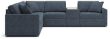 Modmax Ink Performance Fabric,Next-Gen Nuvella™ 6-Piece Sectional view 4