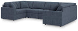 Modmax Ink Performance Fabric,Next-Gen Nuvella™ 6-Piece Sectional angled view