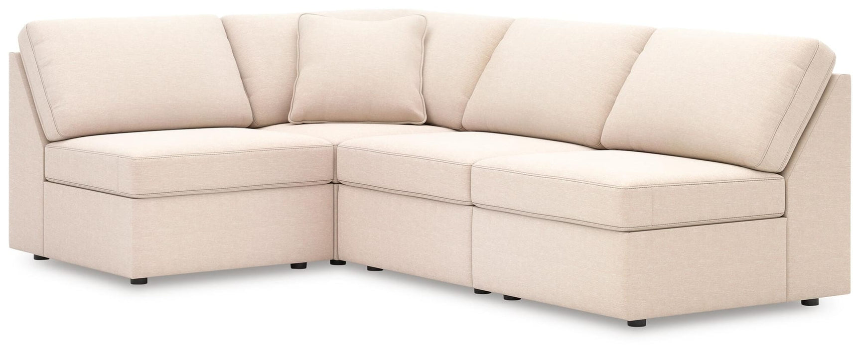 Modmax Oyster Performance Fabric,Next-Gen Nuvella™ 4-Piece Sectional view 2