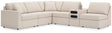 Modmax Oyster Performance Fabric,Next-Gen Nuvella™ 6-Piece Sectional from Ella Furniture