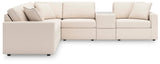 Modmax Oyster Performance Fabric,Next-Gen Nuvella™ 6-Piece Sectional view 3