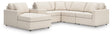 Modmax Oyster Performance Fabric,Next-Gen Nuvella™ 6-Piece Sectional with Chaise from Ella Furniture