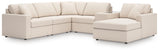 Modmax Oyster Performance Fabric,Next-Gen Nuvella™ 6-Piece Sectional with Chaise view 2