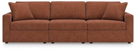 Modmax Spice 3-Piece Sectional with Ottoman - Ella Furniture