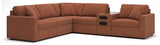 Modmax Spice Performance Fabric,Next-Gen Nuvella™ 6-Piece Sectional from Ella Furniture