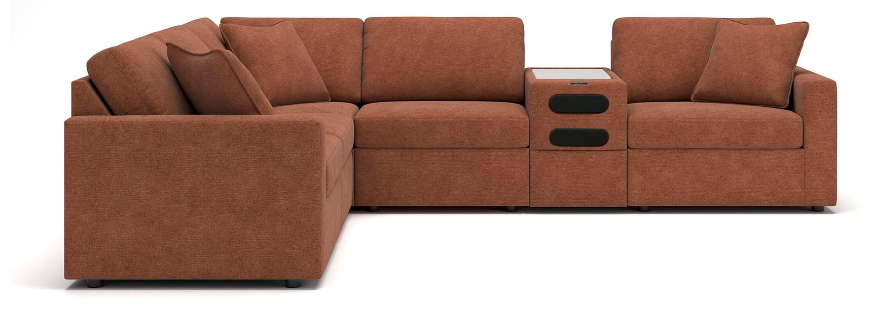 Modmax Spice Performance Fabric,Next-Gen Nuvella™ 6-Piece Sectional view 3