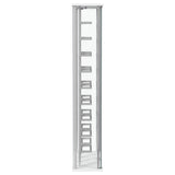 Montara Tempered Glass Wine Storage LED Curio Cabinet Chrome 182037 - Ella Furniture