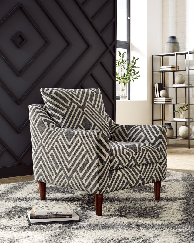 Morrilton Next-gen Nuvella Natural/charcoal Accent Chair - Ella Furniture