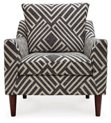 Morrilton Next-gen Nuvella Natural/charcoal Accent Chair - Ella Furniture