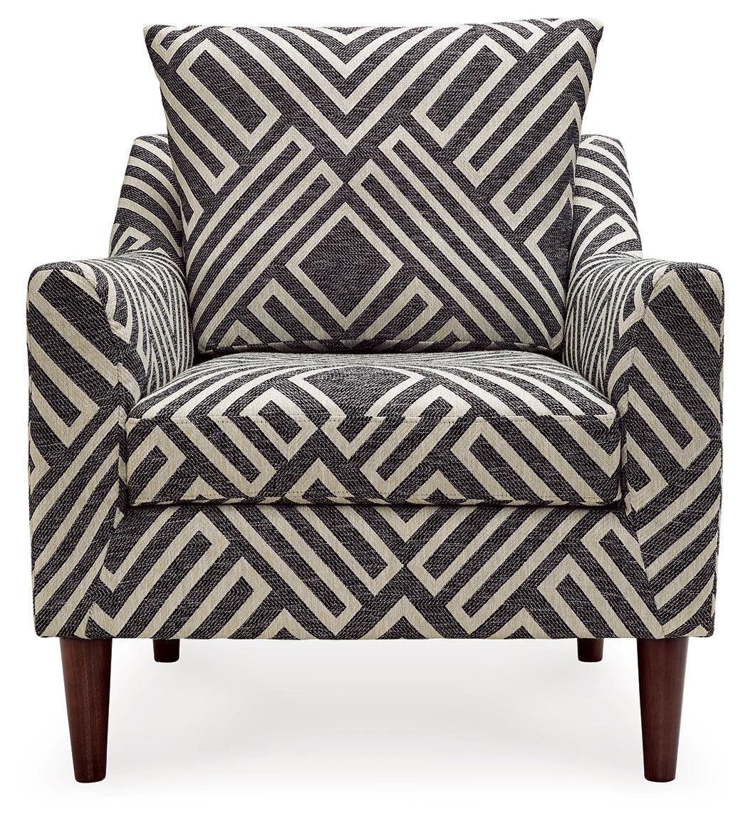 Morrilton Next-gen Nuvella Natural/charcoal Accent Chair - Ella Furniture