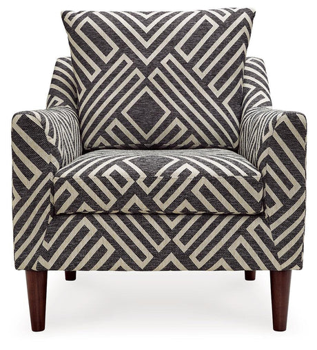 Morrilton Next-gen Nuvella Natural/charcoal Accent Chair - Ella Furniture