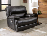 Mountainous Eclipse Leather Power Recliner - Ella Furniture