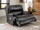 Mountainous Eclipse Leather Power Recliner - Ella Furniture