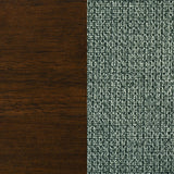 Murphy Ladder Back Counter Height Swivel Bar Stool Dark Cherry And Hunter Green 181378 - Ella Furniture