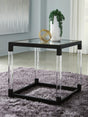 Nallynx Metallic Gray 2 End Tables - Ella Furniture