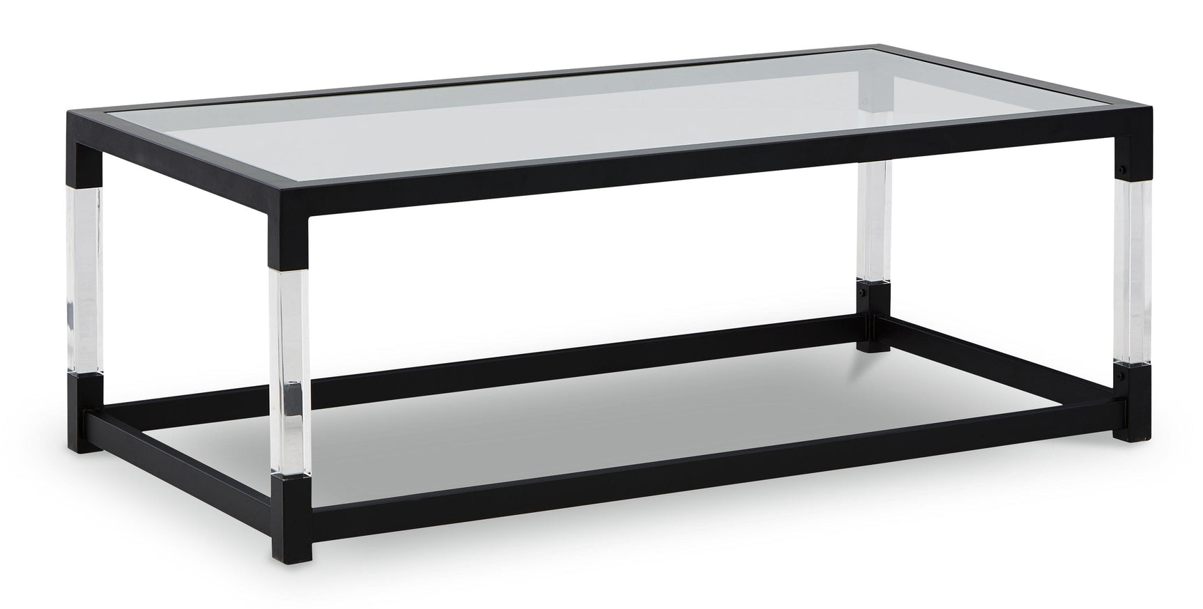 Nallynx Metallic Gray Coffee Table With 2 End Tables - Ella Furniture