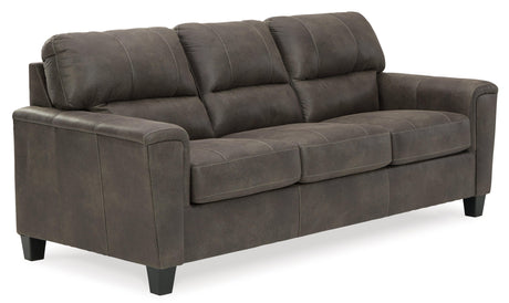 Navi Smoke Sofa And Loveseat - Ella Furniture