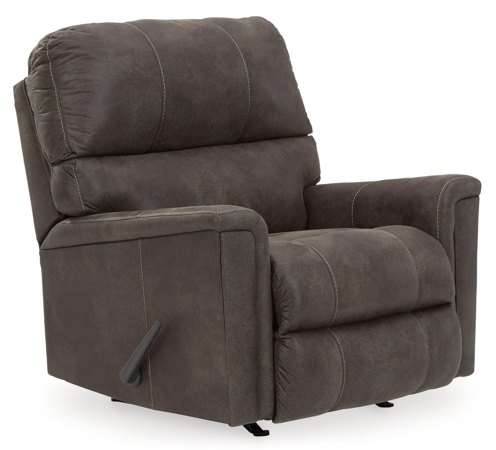 Navi Smoke Sofa, Loveseat And Recliner - Ella Furniture