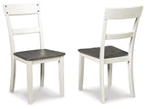 Nelling Two-tone Circle Dining Room Set - Ella Furniture