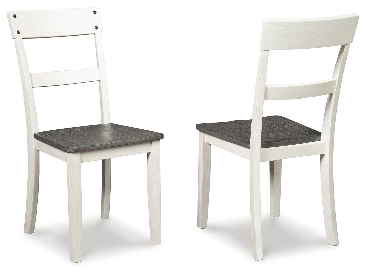 Nelling Two-tone Circle Dining Room Set - Ella Furniture
