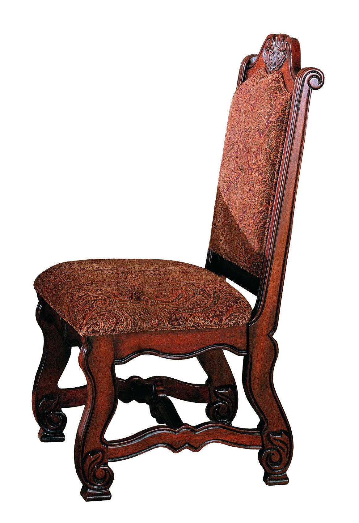 Neo Renaissance Brown Traditional Wood Veneers And Solids Formal Extendable Dining Room Set - Ella Furniture