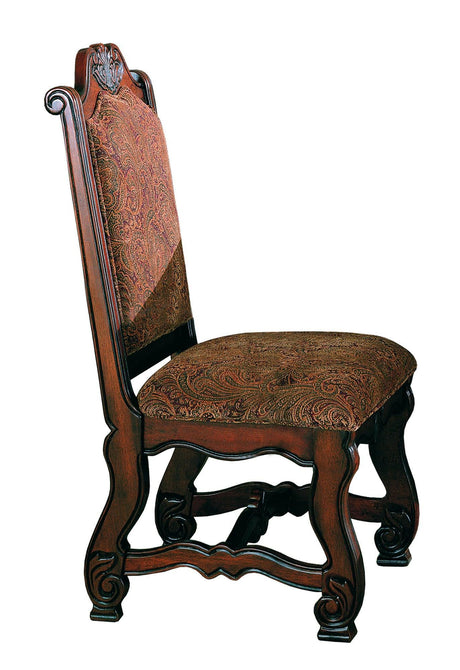 Neo Renaissance Brown Traditional Wood Veneers And Solids Formal Extendable Dining Room Set - Ella Furniture