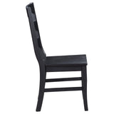 Newport Ladder Back Dining Side Chair Black (Set Of 2) 108142 [ETA: 4/1/2024] - Ella Furniture