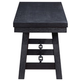 Newport Trestle Dining Bench Black 108146 [ETA: 4/1/2024] - Ella Furniture