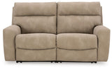 Next-Gen DuraPella Sand 2-Piece Power Reclining Sectional Loveseat - Ella Furniture