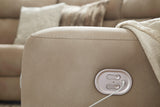 Next-Gen DuraPella Sand 3-Piece Power Reclining Sectional Loveseat with Console - Ella Furniture