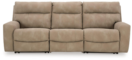 Next-Gen DuraPella Sand 3-Piece Power Reclining Sectional Sofa - Ella Furniture