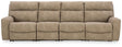 Next-Gen Durapella Sand 4-Piece Power Reclining Sectional view 2